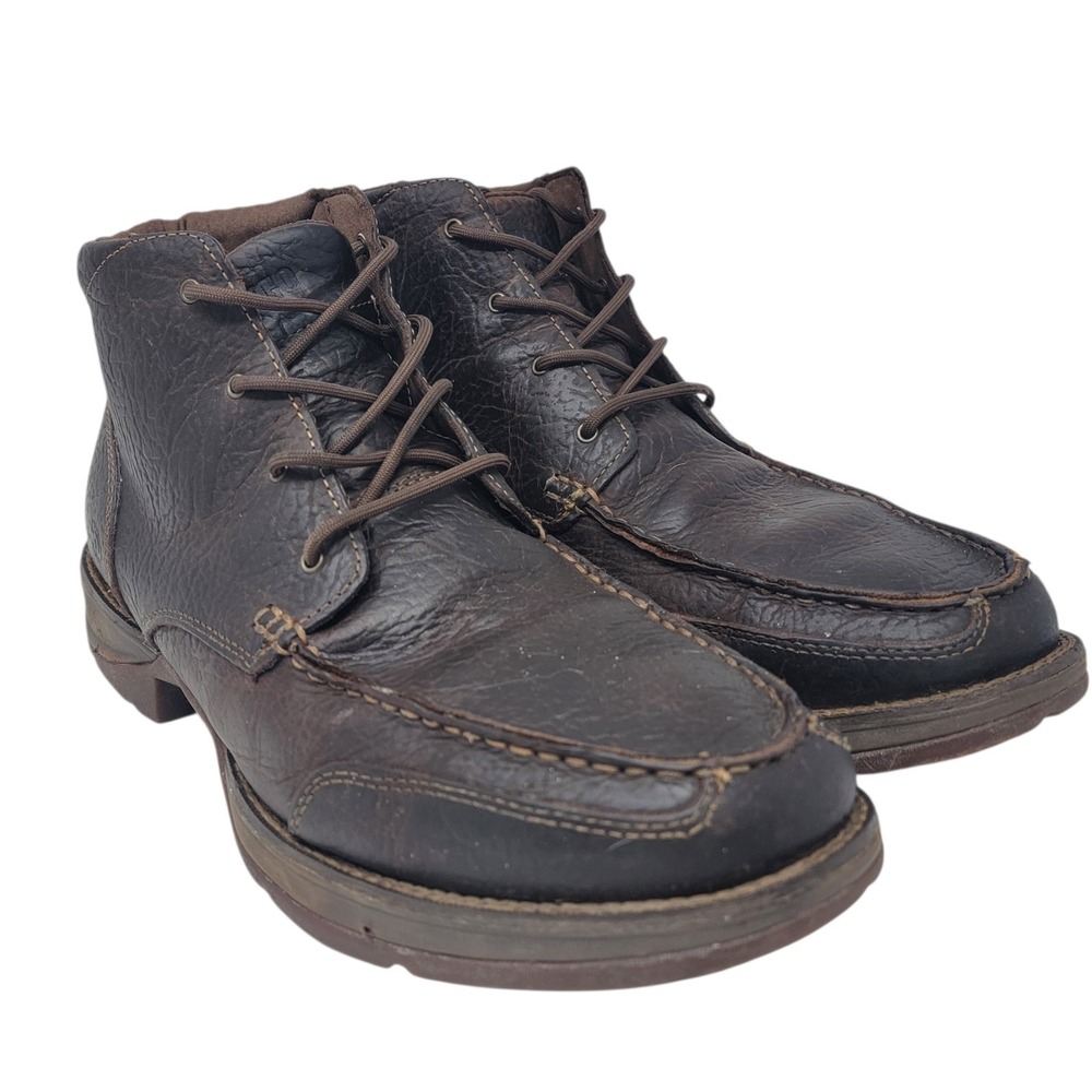 Durango Red Dirt Rebel Lacer Work Boots‎ Mens 10.5 D Leather Bark Brown DDB0250